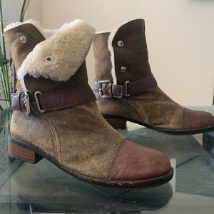 MATT BERNSON Tundra Sheepskin Mid Calf Boots